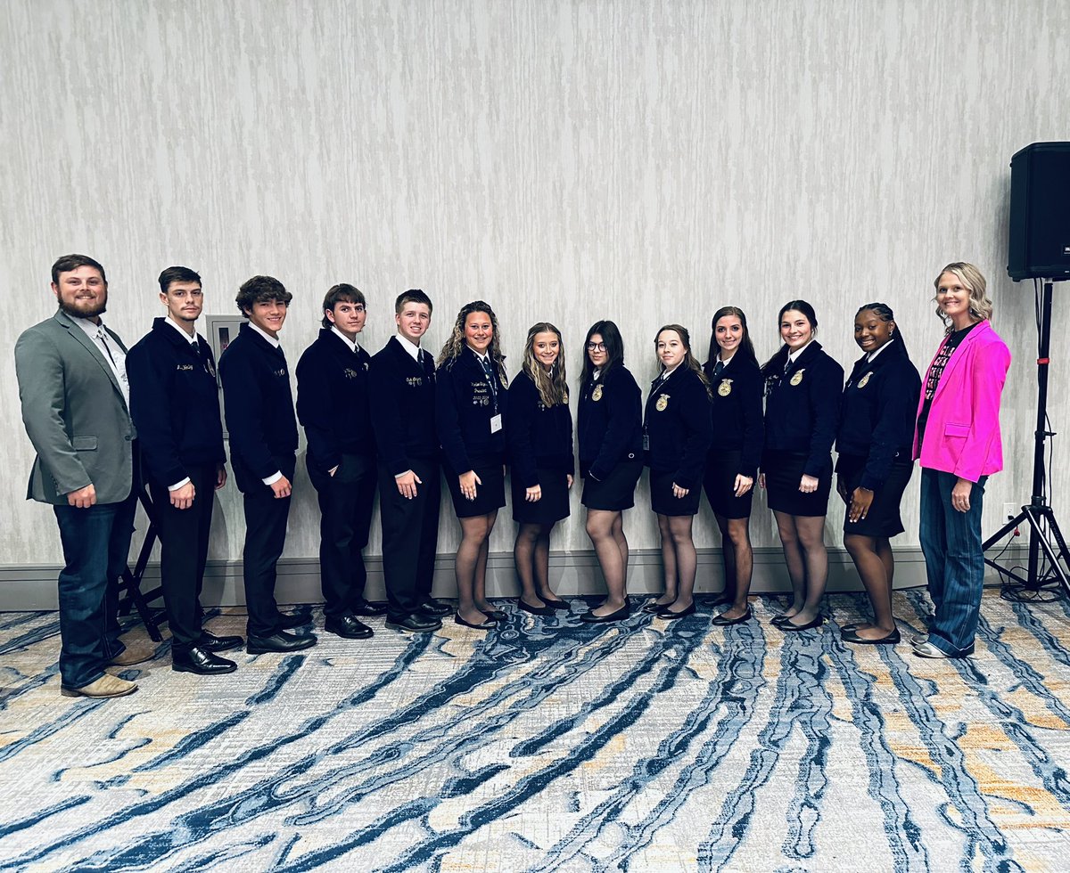 Rockvale_FFA's tweet photo. FFA Tennessee Breakfast this morning at National Convention. https://t.co/hZIVzuAeQ8