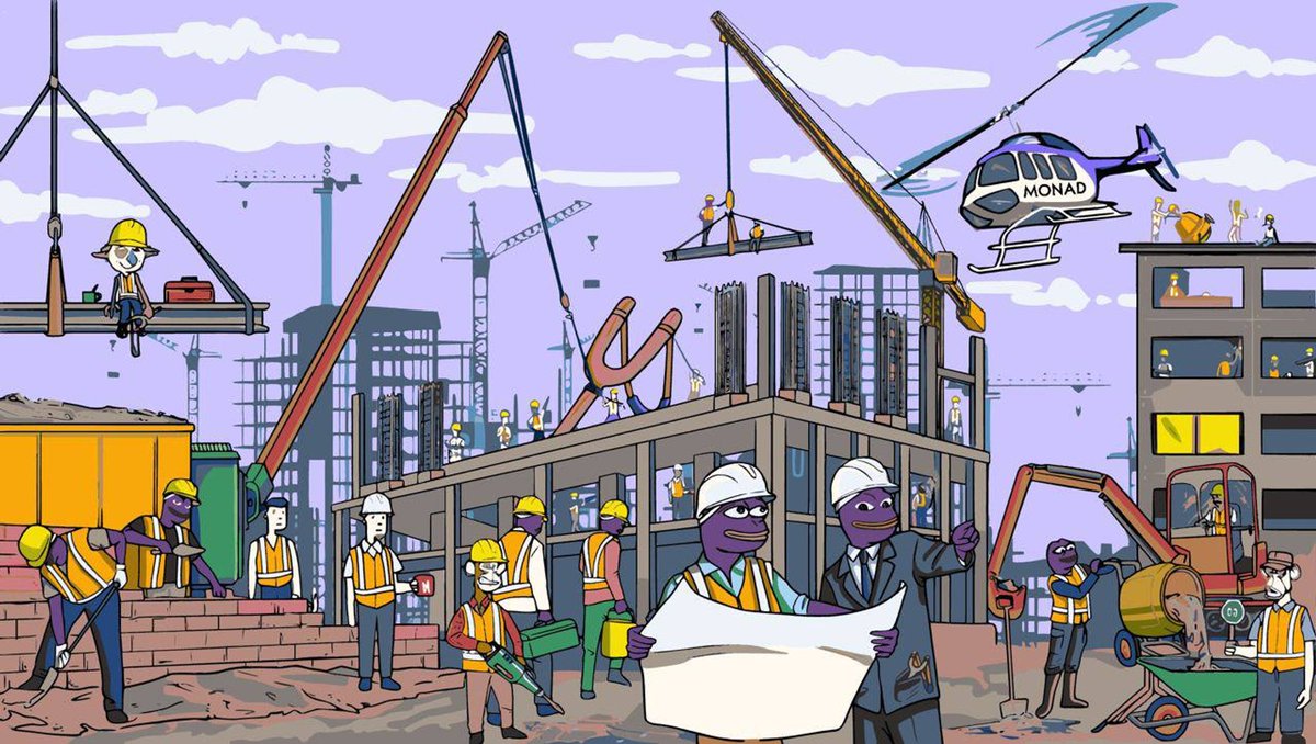 monad's tweet image. Lots of progress this week 🦾💜