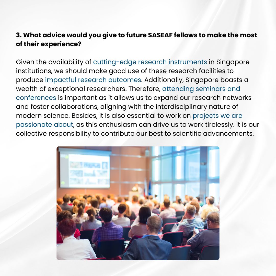 singaporenas's tweet photo. 👏 Our heartfelt congratulations to Dr. Kong, our first research fellow to successfully complete the 2-year ASEAN Fellowship Programme, later renamed the SASEAF Programme. 

⁣⁣Applications for SASEAF 2023 is currently open!

Find out more here: https://t.co/8j3JRcCBiB https://t.co/07whGV41up