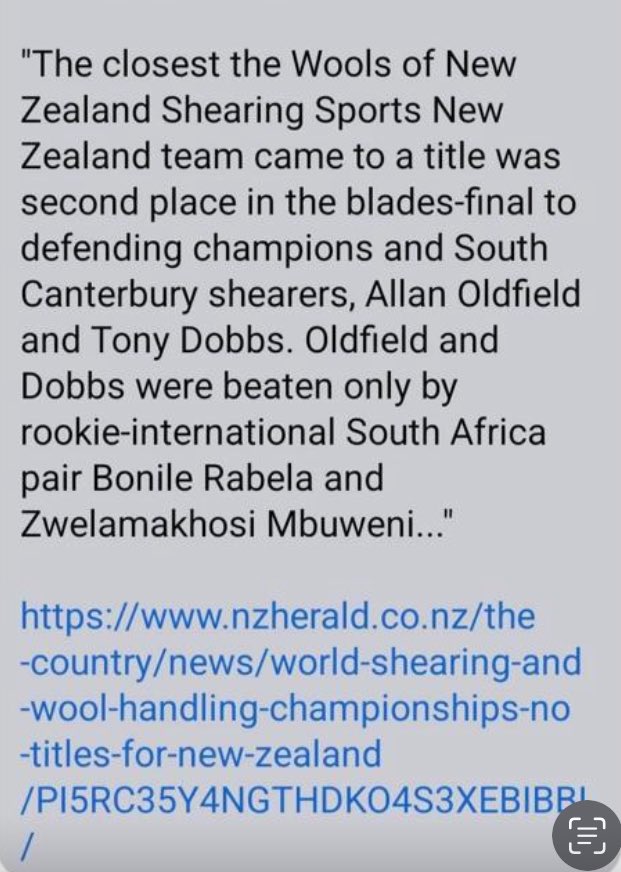 Oh dear - first the rugby, then the cricket and now the sheep shearing! The Kiwis are not going to like this!