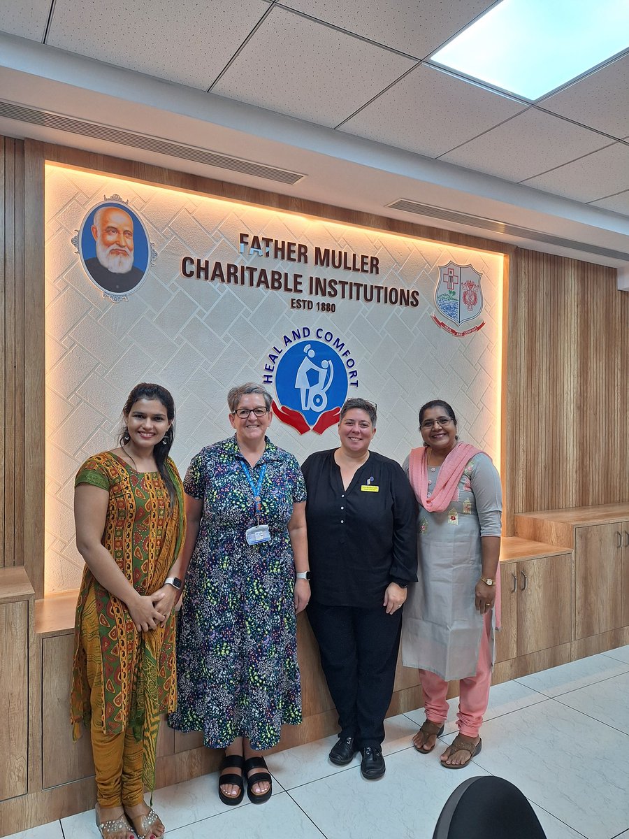 VMulvanaTuohy's tweet image. What a day visiting Father Mullers College.  I am humbled &amp;amp; honoured to be part of the programme building relationships with the Heads of profession here in India. Was a privilege to meet the Heads of Profession of Physiotherapy,Radiology, Speech, Audiology and nurisng. @YS_AHPs