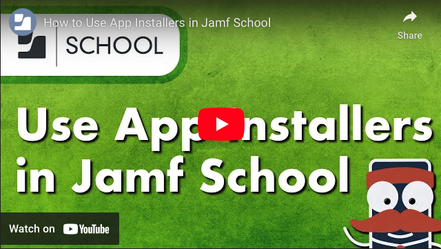 mat6453's tweet image. App Installers is now in Jamf School.  Want to know how it works?
Check out this #JamfShorts video
#AppleEDU #Appleteacher #devicemanagement
youtu.be/-7PxTEq_JCY