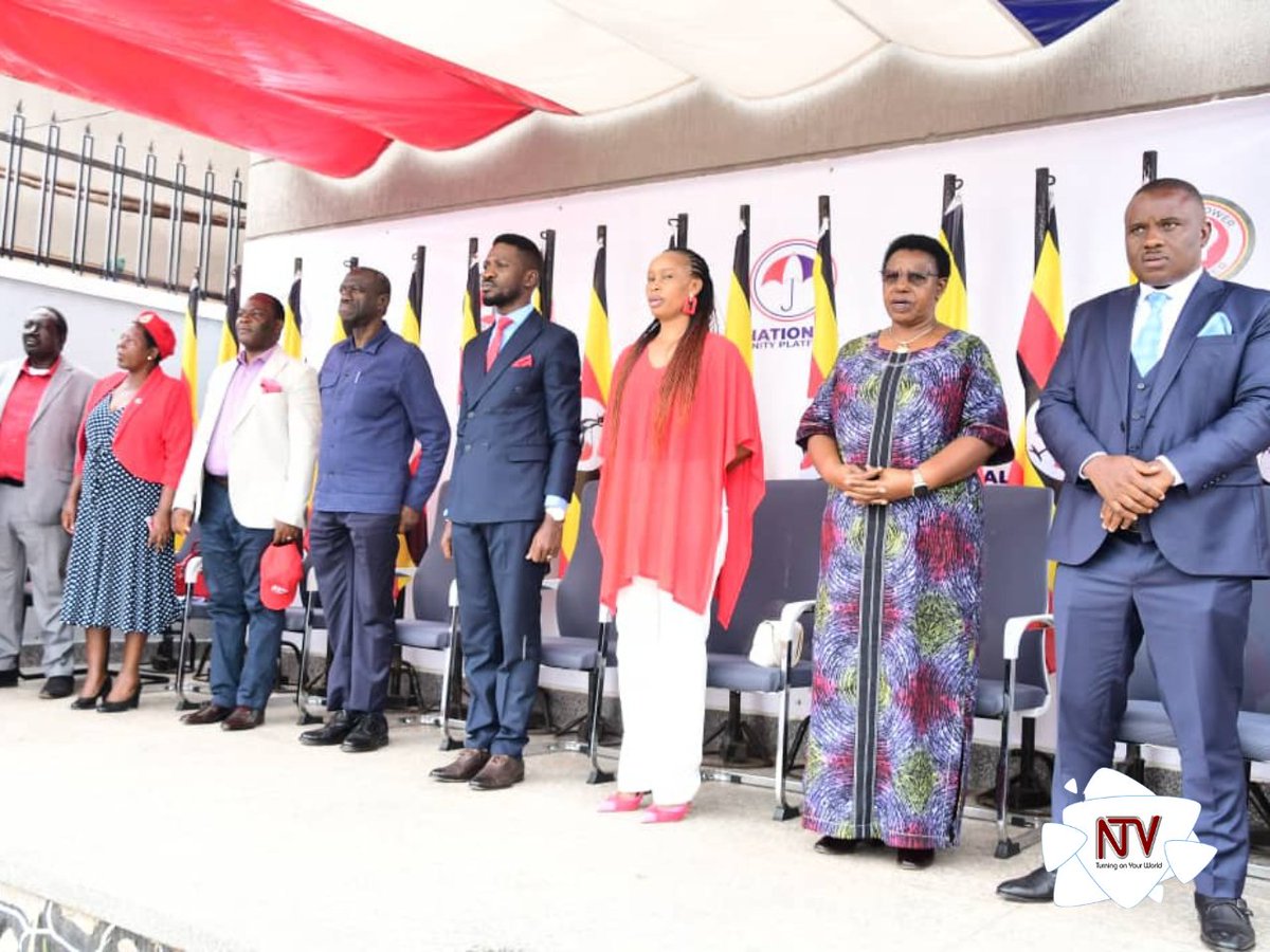 ntvuganda's tweet photo. Dr Kizza Besigye, Lord Mayor Erias Lukwago, and activist Miria Matembe are among the dignitaries who have attended NUP's headquarters launch event in Makerere Kavule, Kampala. The Katonga FDC faction members were welcomed by NUP Party President Robert Kyagulanyi. #NTVNews

📸: @abubakerlubowa