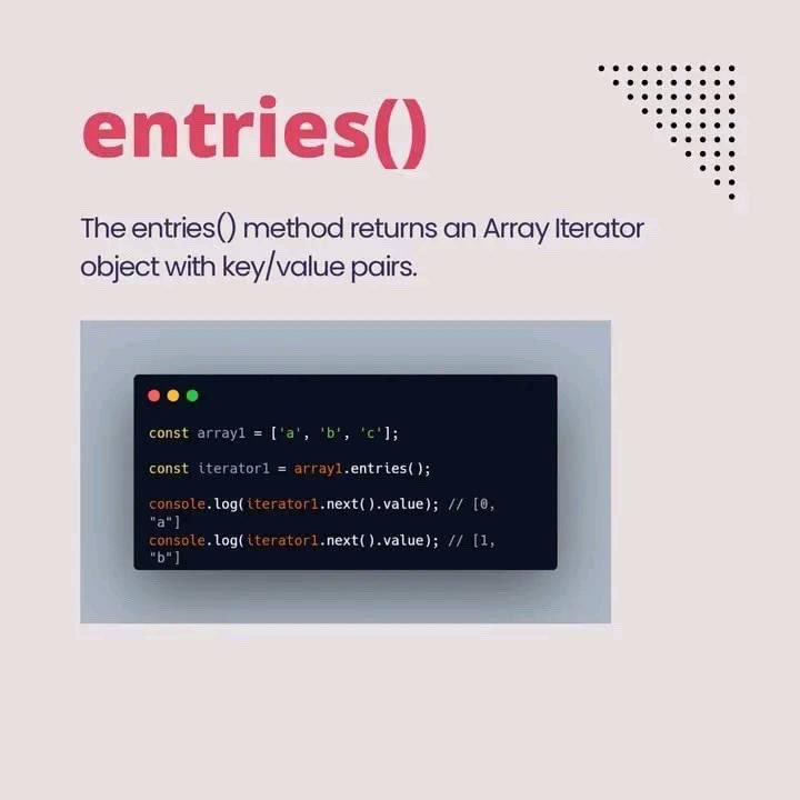 Saveway3B's tweet image. Unlocking the Power of Array Methods: 

Part 1 

Excited to share some valuable insights on JavaScript array manipulation. 

Join me in this learning journey! 

#JavaScript #ArrayMethods #TechEducation #100DaysOfCode