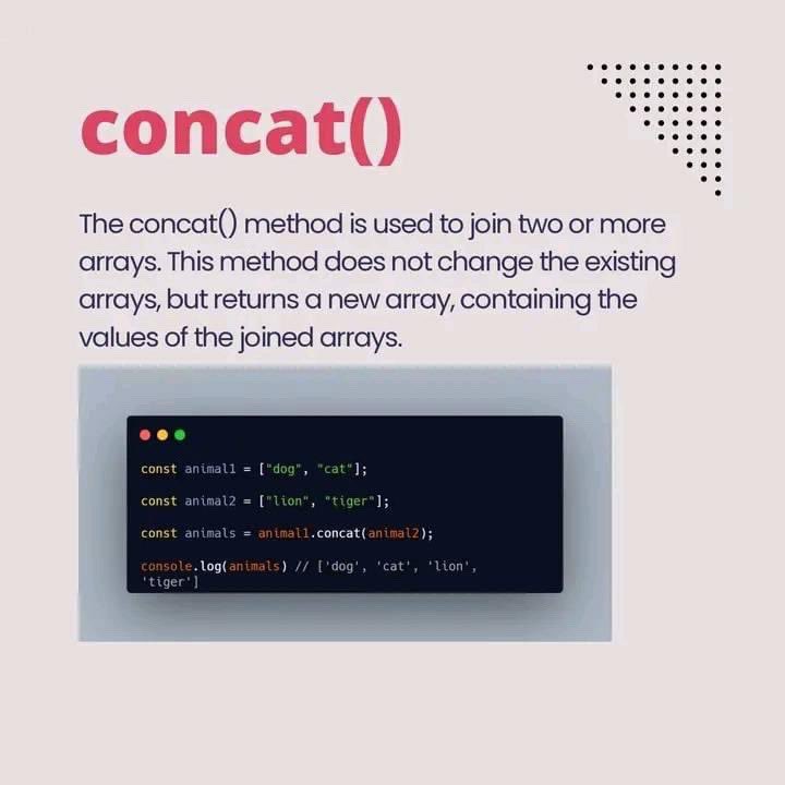 Saveway3B's tweet image. Unlocking the Power of Array Methods: 

Part 1 

Excited to share some valuable insights on JavaScript array manipulation. 

Join me in this learning journey! 

#JavaScript #ArrayMethods #TechEducation #100DaysOfCode
