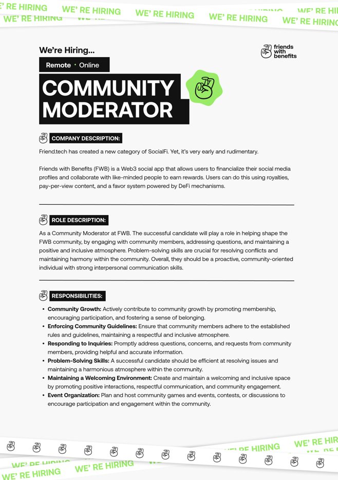 layer_social's tweet photo. Calling all Community Growth Leads and Moderators, we are hiring!

If this is a position you believe you can create value in, please send us your resume at yai@scalene.xyz and let us know why you think you'd be a great addition to the team! https://t.co/T1WaHxdS0M