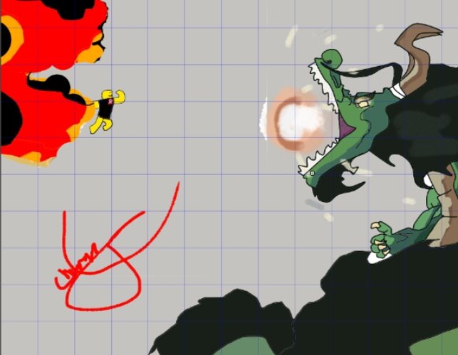 fr13sssss's tweet photo. Magma vs dragon 🔥
#bloxfruit #art #magma #dragon #arts #fries https://t.co/0zsQ6P9etg