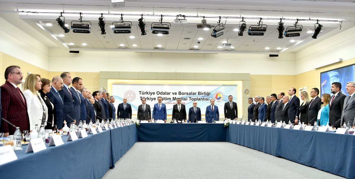 Milli Eğitim Bakanımız Sn. Yusuf Tekin ve TOBB Başkanımız Sn. Rifat Hisarcıklıoğlu katılımları ile TOBB Türkiye Eğitim Meclisi, Ekim ayı toplantımızı gerçekleştirdik.