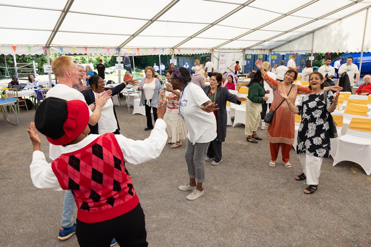 The nights are drawing in, so we're looking back on some summer fun – this picture was taken at our 20th anniversary party. What a day!

If you know an older Ealing resident who'd like to get out and about this winter, take a look a our Day Centre service: rb.gy/4iroq