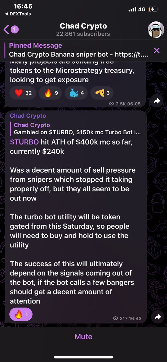 <a href="/100xAltcoinGems/">100x Altcoin Gems</a> Let's pump it $TURBO

Telegram: t.me/TurboBot_Offic…

Twitter: x.com/Turbo_Bot_Tech

Website: turbobot.tech

Chart: 
dextools.io/app/en/ether/p…
CA: 0x80592d613a383F2BA3c42e4c247067289Ee60152

<a href="/ChadCaff/">Caff</a> is in don’t get left behind