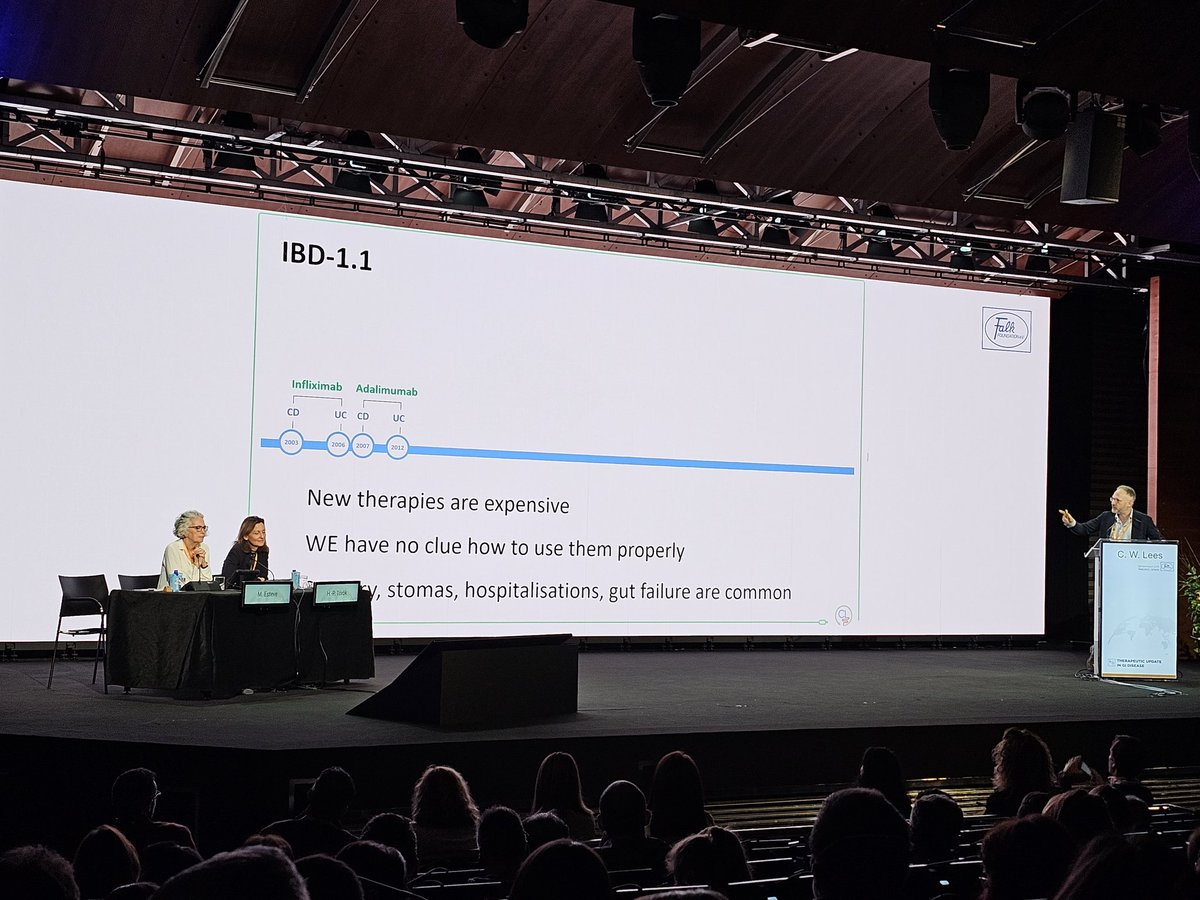 drRobinDud's tweet photo. #FALK235
Madrid2023 🇪🇸 Symposium
Nice journey 🛣️ in #IBD treatment by @charlie_lees
🔨 where and when will we hit💥 #TherapeuticCeiling for #UC and #CD
@DrFalkUK @Y_ECCO_IBD @GECCOL1 @bottomlineibd https://t.co/YjWrAvU39v