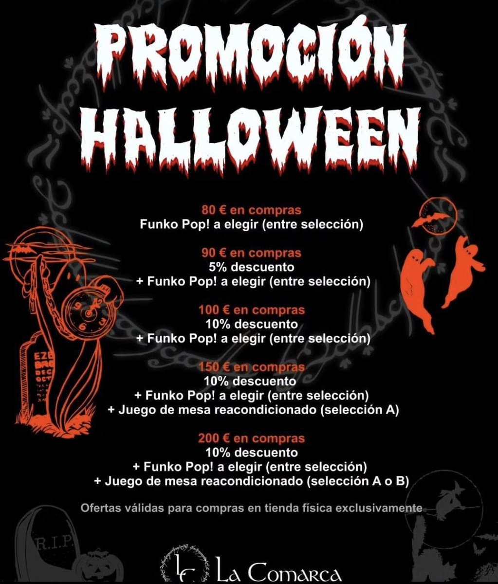 ComarcaJaen's tweet photo. ¿Preparados para el fin de semana? 
Nosotros vamos calentando motores con todo esto que nos llega de la mano de @Asmodee_es 
¡Aprovecha ya que ampliamos nuestra promo de Halloween hasta este fin de semana!

Aquí en La Comarca.
https://t.co/ngGyd4SeM5 https://t.co/rMGLHozMgh