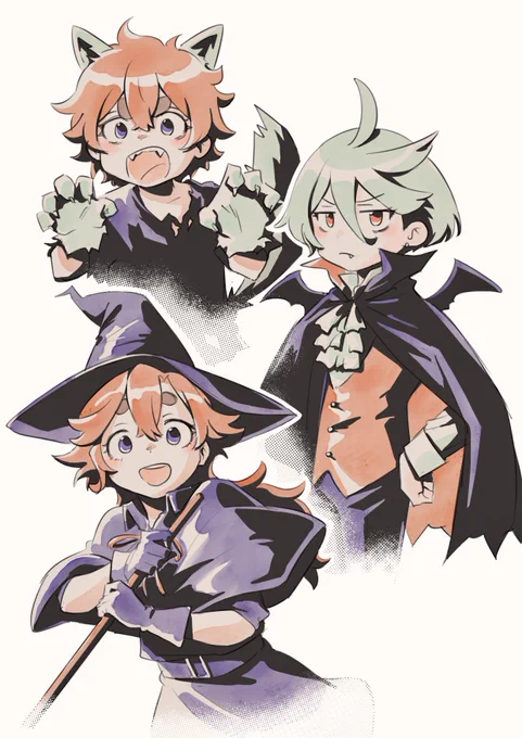  スレミオ エリクトハロウィン終わったけど色塗ってみた 