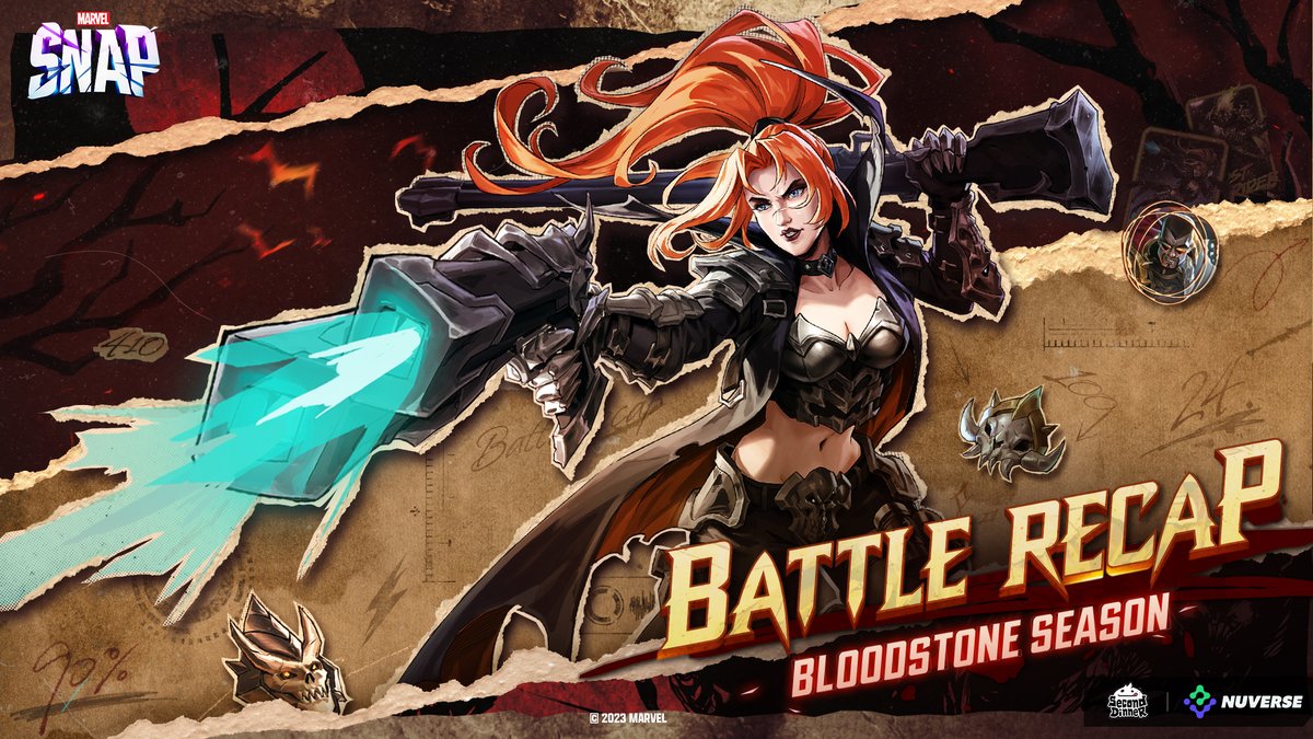 MARVELSNAP_ES's tweet image. A medida que esta noche sangrienta se acerca a su fin, el último resplandor de la luna desvela un artefacto mágico... 🌒💎

El artefacto tiene el poder de desvelar los misterios de la temporada Bloodstone de #MARVELSNAP. ¡Hazte con él! 👉 marvelsnap.com/battlerecap/s1… 🙌

¡Comparte tus…