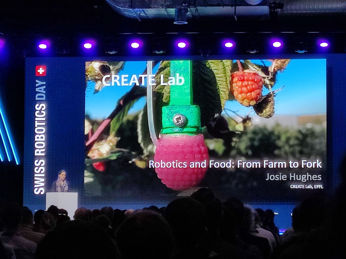Rishubh Singh (@rishubhsingh135) on Twitter photo Keynote #4 by Prof Josie Hughes on applying robotics to the agriculture and food industry. <a href="/EPFL_CREATE/">CREATE Lab</a> is doing some splendid and creative work in the field. #SRD2023 Keynote #4 by Prof Josie Hughes on applying robotics to the agriculture and food industry. <a href="/EPFL_CREATE/">CREATE Lab</a> is doing some splendid and creative work in the field. #SRD2023