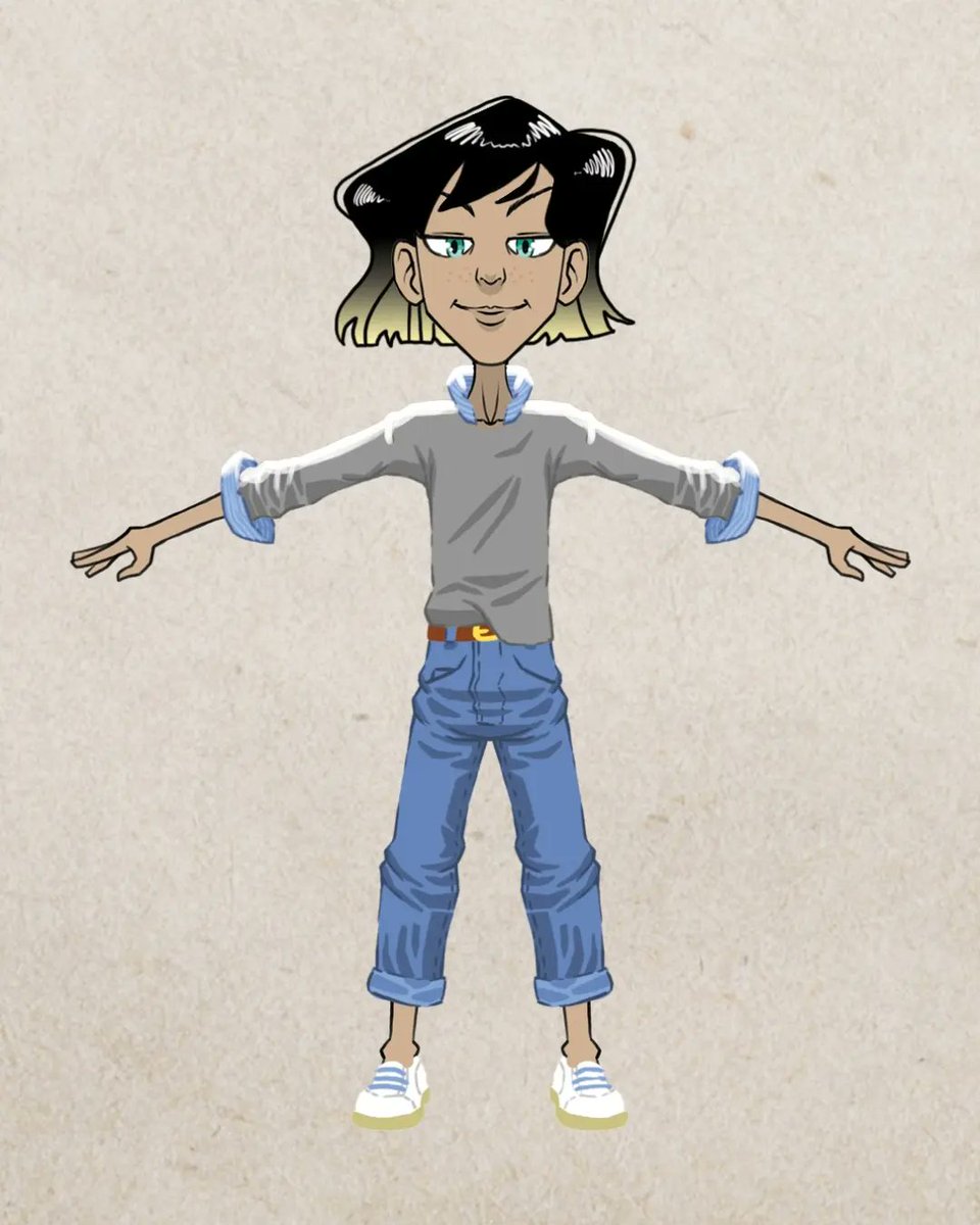 fr.ulule.com/lomepiratedele…

*croquis préparatoires*

Bien qu'un peu plus en retrait que le reste de la bande, Aya n'en reste pas moins le bras droit de Mathis, et ne perd jamais une goutte de l' intimidation que subit Ohini.

#LomePiratedelEspace #livrejeunesse #colorisme