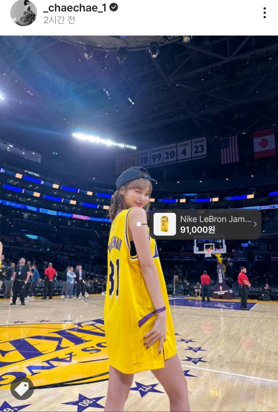 チェウォンLakers LE SSERAFIM chaewon ユニフォーム チェウォンLakers LE SSERAFIM chaewon ユニフォーム - メルカリ