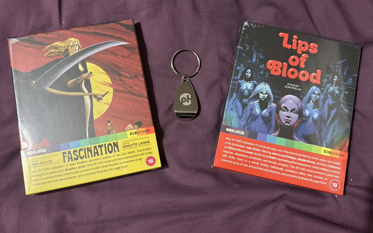 jasonimpey's tweet photo. Some more great Jean Rollin 4Ks for the collection, these are presented really nicely #jeanrollin #4kuhd #fascination #lipsofblood https://t.co/Whh0r2Npp1