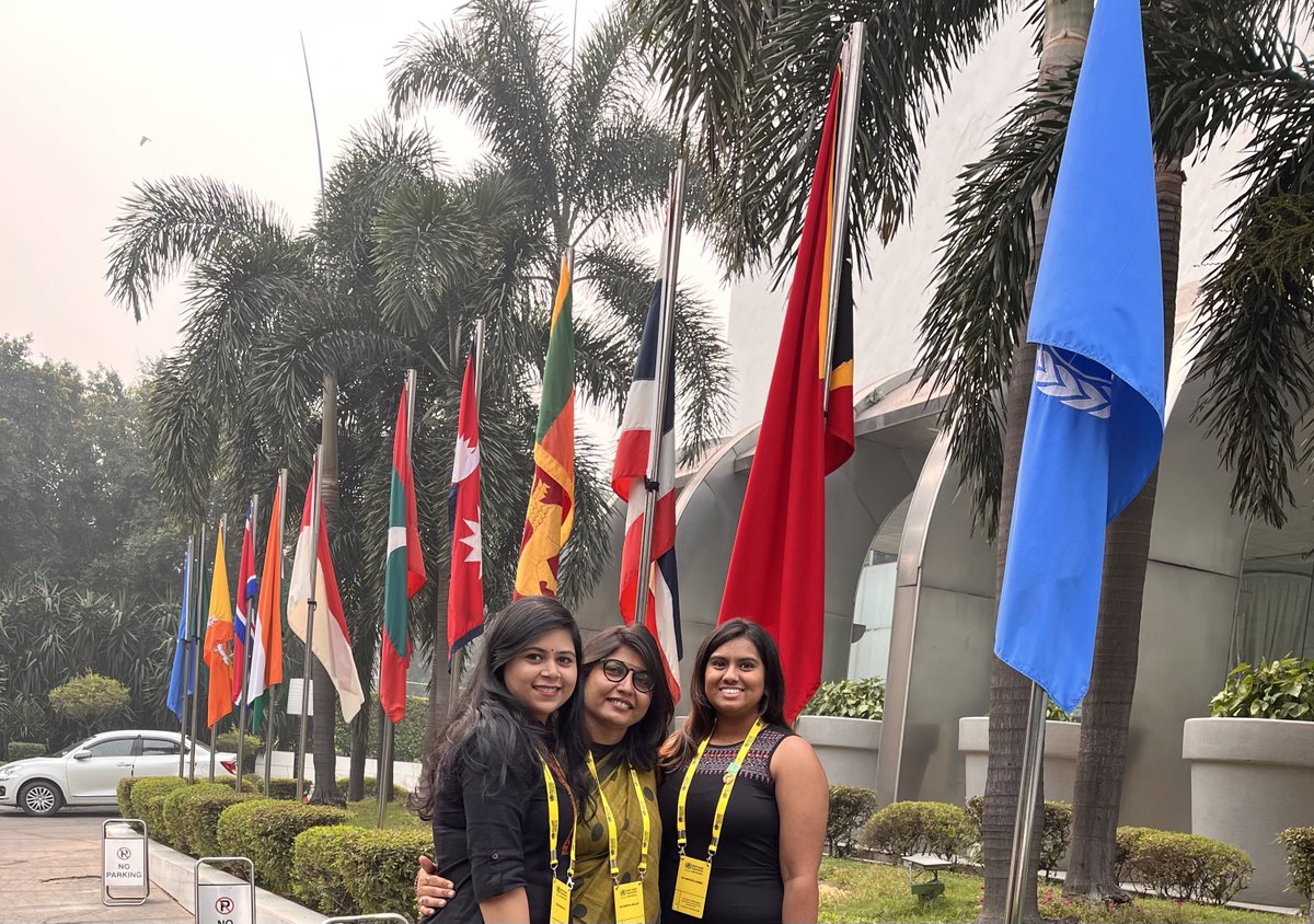 WGHIndia's tweet photo. Wrapping up #RC76 @WHOSEARO, we're proud to represent the collective voice of @womeninGH. As member states commit to strengthening primary healthcare for UHC in Southeast Asia, we must prioritize and support women health workers 🏥📣

@WGHBangladesh @deepikasaluja13 @Sapna_kedia https://t.co/LCC6xladKR