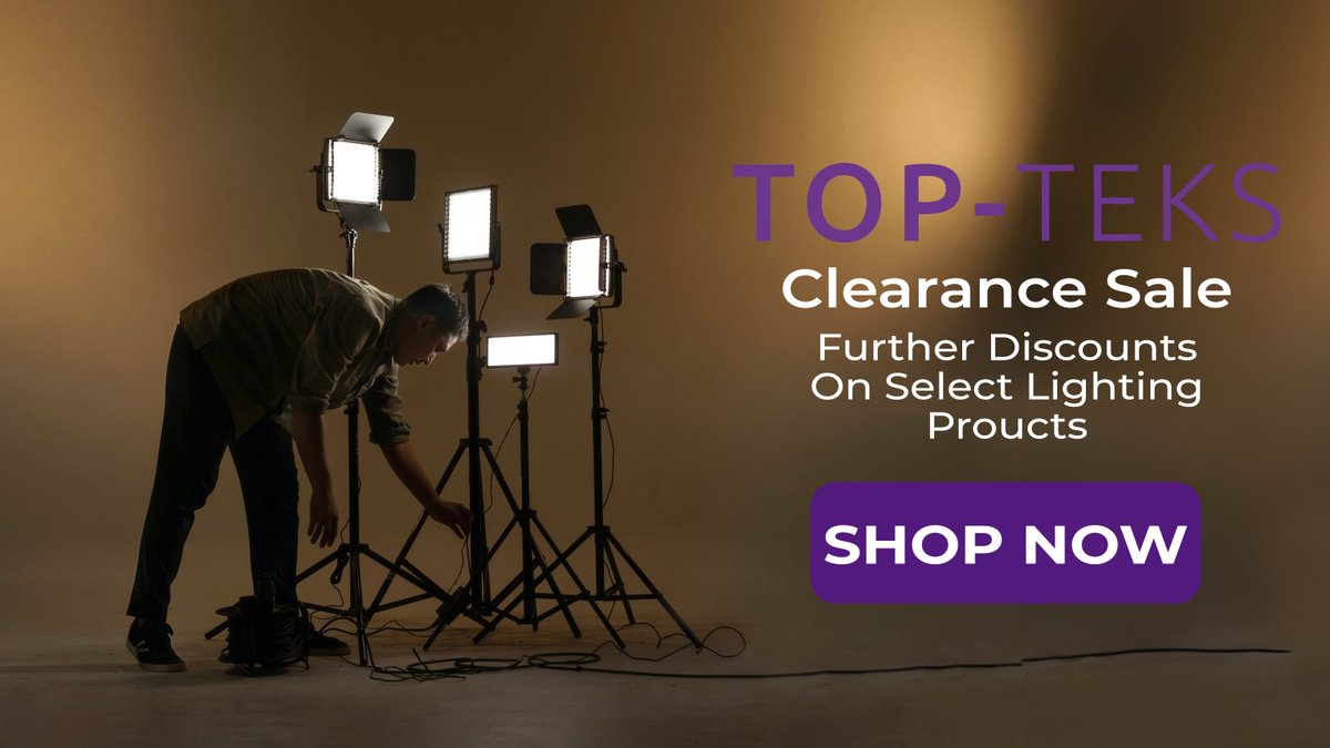 ✨ Further Reductions On select Clearance/Ex-Demo Lighting Products 💡 Find the best solution for your needs at Top-Teks ow.ly/R2NE50Q2GJQ