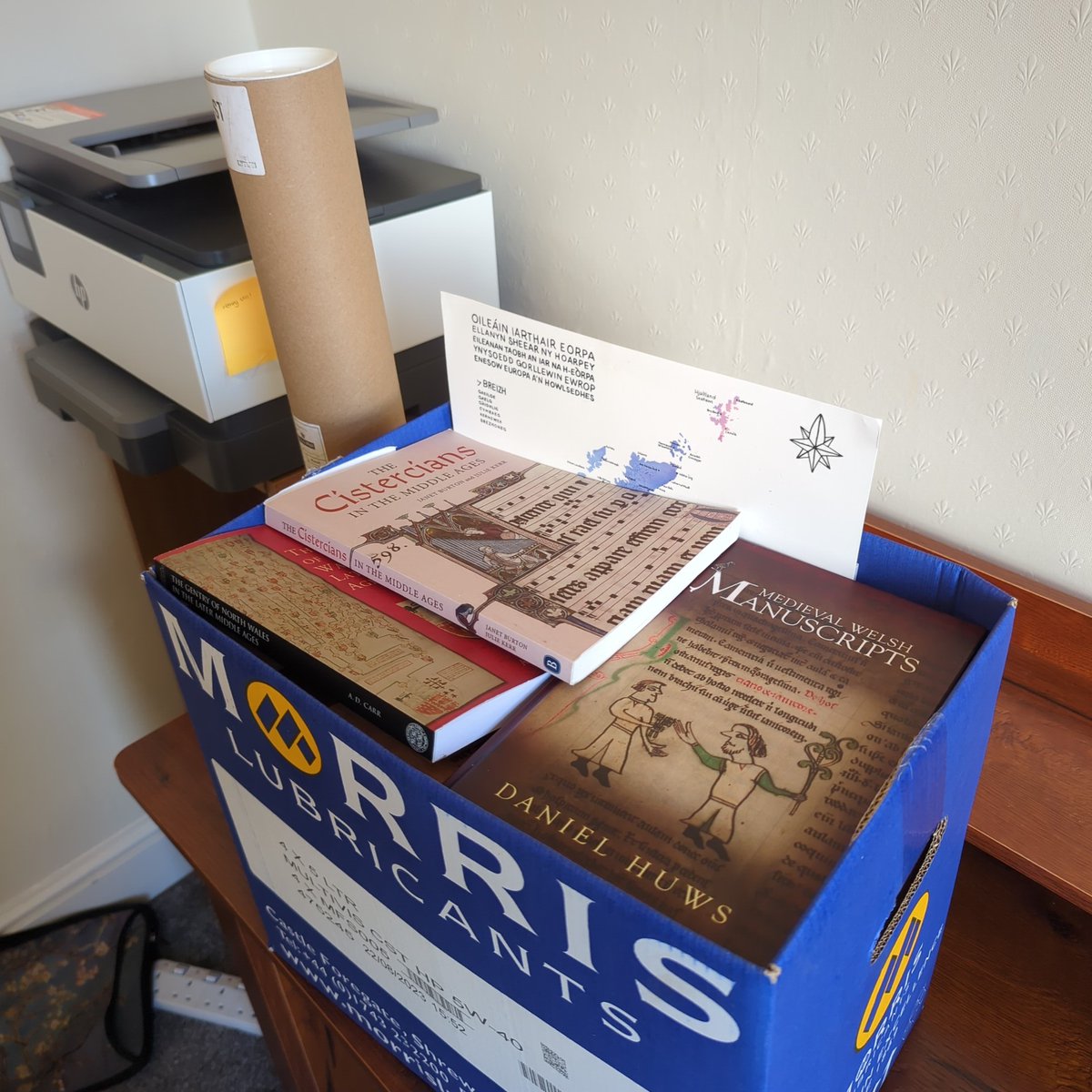 Amy_Reyns's tweet photo. Just casually packing up my life's work. (Moving, not like giving up!) https://t.co/KPVLjm0Fdw