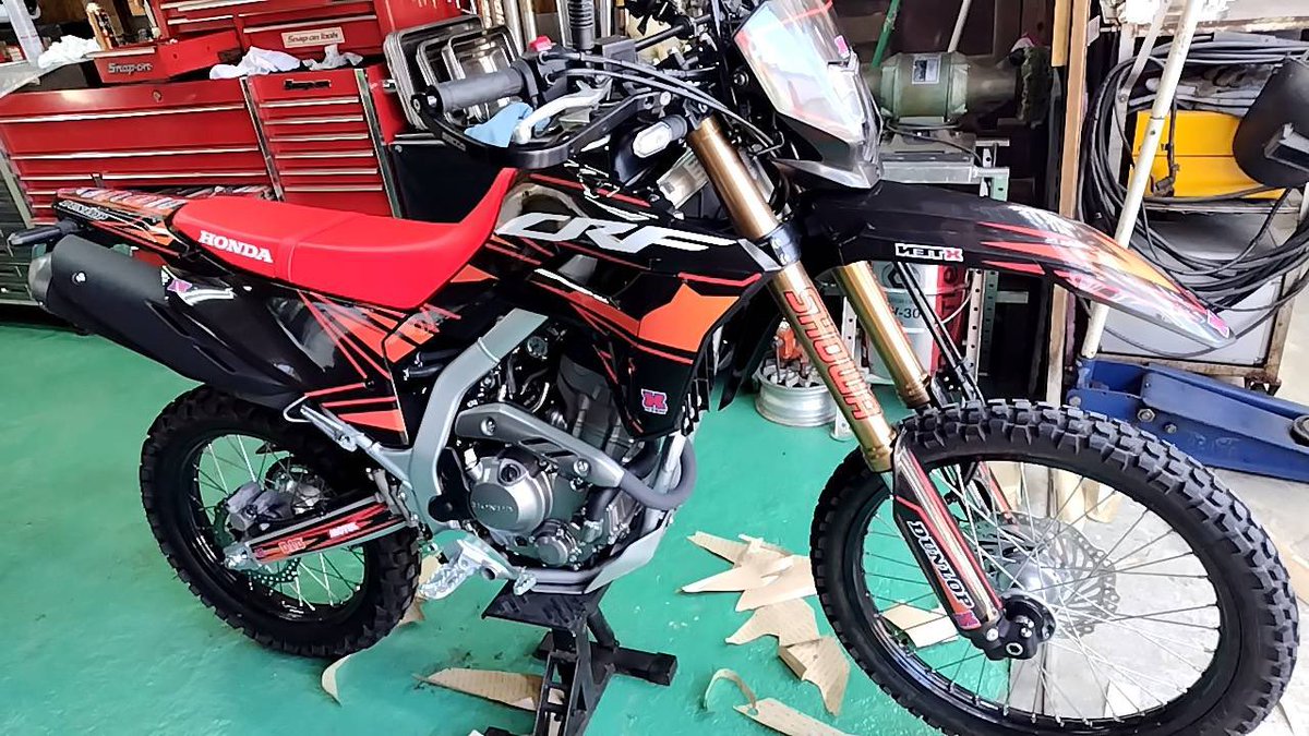 最近ぽつりぽつりオーダーが入り始めました😊
#md47
#crf250l
#カスタムデザイン
#オリジナル