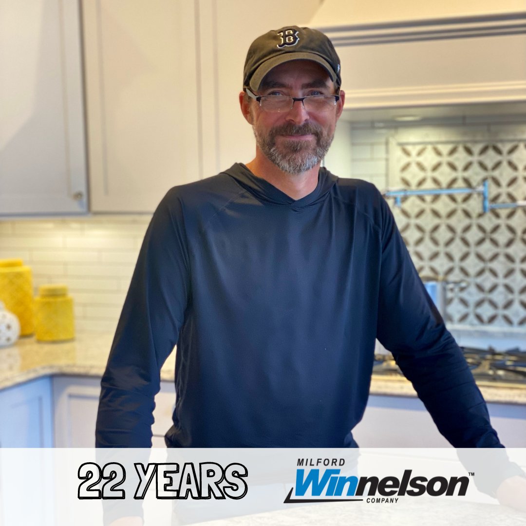 MilfordWinn's tweet photo. Please join us in congratulating Mark on his 22nd work anniversary! Thank you for 22 years of dedication & service to Milford Winnelson & our customers!
#employeespotlight #brand #milfordwinnelson #winnelson #winsupply #proslikeyou #plumbing #supply #service #quality https://t.co/O1WtK6flUN