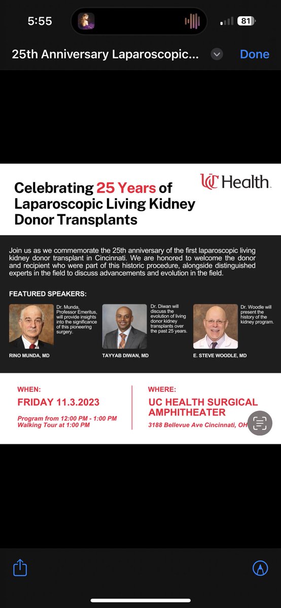 UCincyTransplant (@transplant_u) on Twitter photo Join us today to celebrate the history of living donor kidney transplant at <a href="/uc_health/">UC Health</a>!! <a href="/CincyHealthNews/">CincyHealthNews</a> <a href="/cincysurgery/">UC General Surgery Residents</a> <a href="/UCincyMedicine/">UC College of Medicine</a> <a href="/CincyMedicine/">Cincinnati Medicine</a> <a href="/shimulshah73/">Shimul A. Shah</a> <a href="/eswMD/">E Steve Woodle MD</a> <a href="/tydiwan/">Ty Diwan</a> <a href="/LaSilski/">Latifa Sage Silski MD FACS</a> <a href="/alex_chang_md/">Alex Chang</a> Join us today to celebrate the history of living donor kidney transplant at <a href="/uc_health/">UC Health</a>!! <a href="/CincyHealthNews/">CincyHealthNews</a> <a href="/cincysurgery/">UC General Surgery Residents</a> <a href="/UCincyMedicine/">UC College of Medicine</a> <a href="/CincyMedicine/">Cincinnati Medicine</a> <a href="/shimulshah73/">Shimul A. Shah</a> <a href="/eswMD/">E Steve Woodle MD</a> <a href="/tydiwan/">Ty Diwan</a> <a href="/LaSilski/">Latifa Sage Silski MD FACS</a> <a href="/alex_chang_md/">Alex Chang</a>