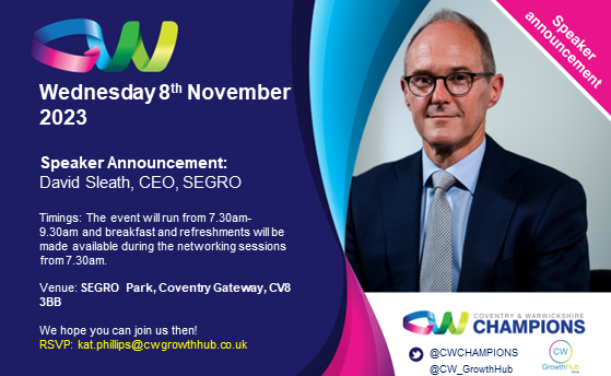 CWCHAMPIONS's tweet photo. This is your Friday reminder to book your place for our #ChampsNov event at Unit 4B, Segro Park! 

Our speakers for the event:

🗣️ Craig Humphrey, CW Growth Hub Group
🗣️ Andy Fancy, Hill Group UK
🗣️ Petra Felgen, CEWE UK
🗣️ David Sleath, SEGRO plc

https://t.co/983l557kU3 https://t.co/YswRFurC2n