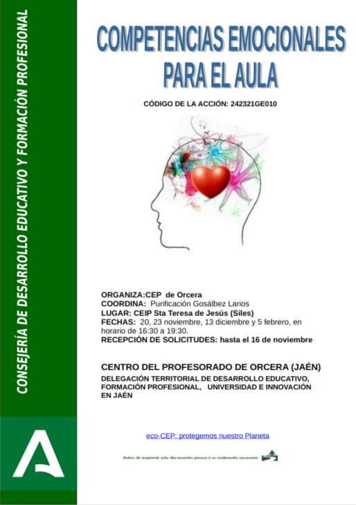 Abierto plazo de inscripción en CURSO: COMPETENCIAS EMOCIONALES PARA EL AULA

juntadeandalucia.es/educacion/port…