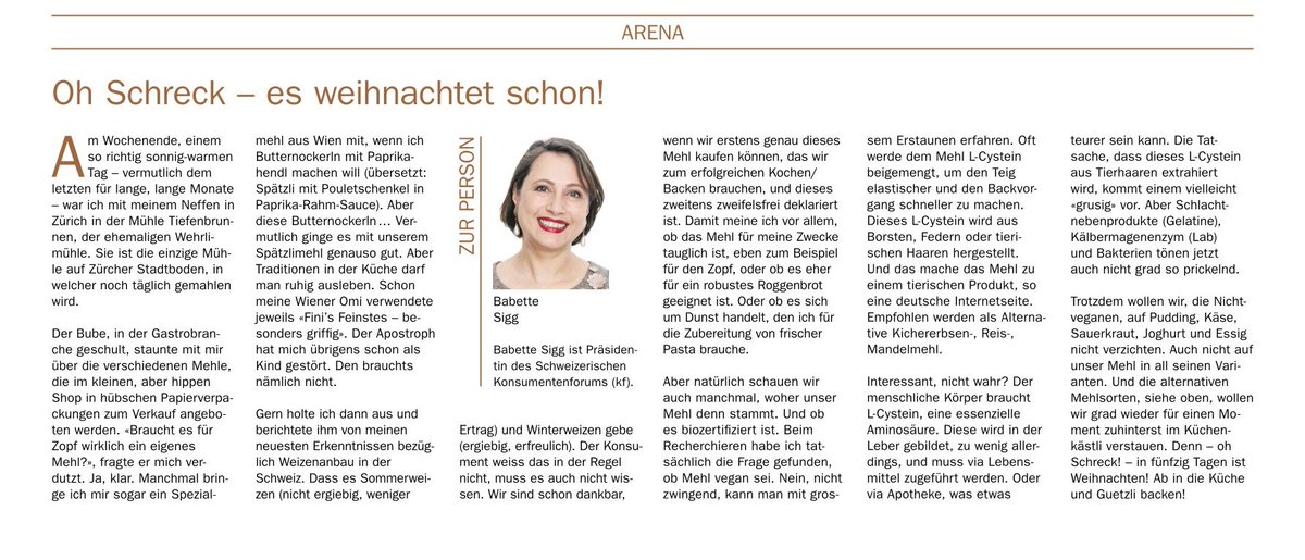 Konsumentenforum kf (@kf_schweiz) on Twitter photo Lesen Sie den neuesten Artikel unserer Präsidentin in der aktuellen Ausgabe der <a href="/BauernZeitung1/">bauernzeitung.ch</a> Lesen Sie den neuesten Artikel unserer Präsidentin in der aktuellen Ausgabe der <a href="/BauernZeitung1/">bauernzeitung.ch</a>