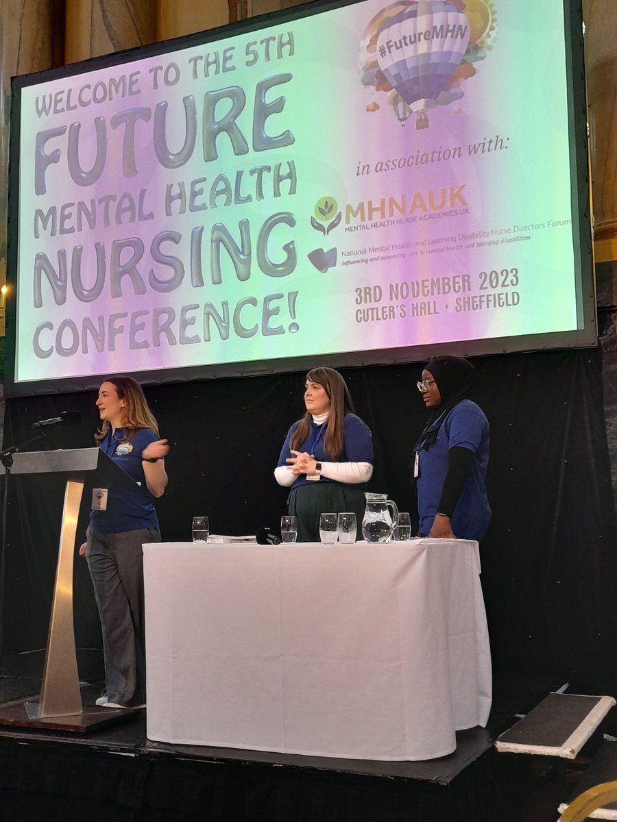 Dr James (Jim)Turner (@jamestu63039875) on Twitter photo 5th Future Mental Health Nurse conference in Sheffield Cutlers Hall has just kicked off. Three SHU students (Mary, Zainab and Kristin) opening the day. <a href="/SHUMentalHealth/">SHUMentalHealthNursing</a> <a href="/MHNAUK/">MHNAUK</a> <a href="/FionaNolan6/">Fiona Nolan</a> 5th Future Mental Health Nurse conference in Sheffield Cutlers Hall has just kicked off. Three SHU students (Mary, Zainab and Kristin) opening the day. <a href="/SHUMentalHealth/">SHUMentalHealthNursing</a> <a href="/MHNAUK/">MHNAUK</a> <a href="/FionaNolan6/">Fiona Nolan</a>