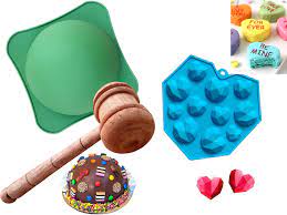 INDIAENTERPRIS1's tweet photo. Aadarsh Pinata Cake Mould Silicon Geometrical/Diamont 1 Heart Shape, 6 Cavity Heart Shape Pinata, 1 Round Pinata Mould ChocolateCake Mould with 1 Hammer
#pinatacackmould #mould #madeinindia
buy-https://t.co/Ucys3W8tJj https://t.co/iM04PYHXIo