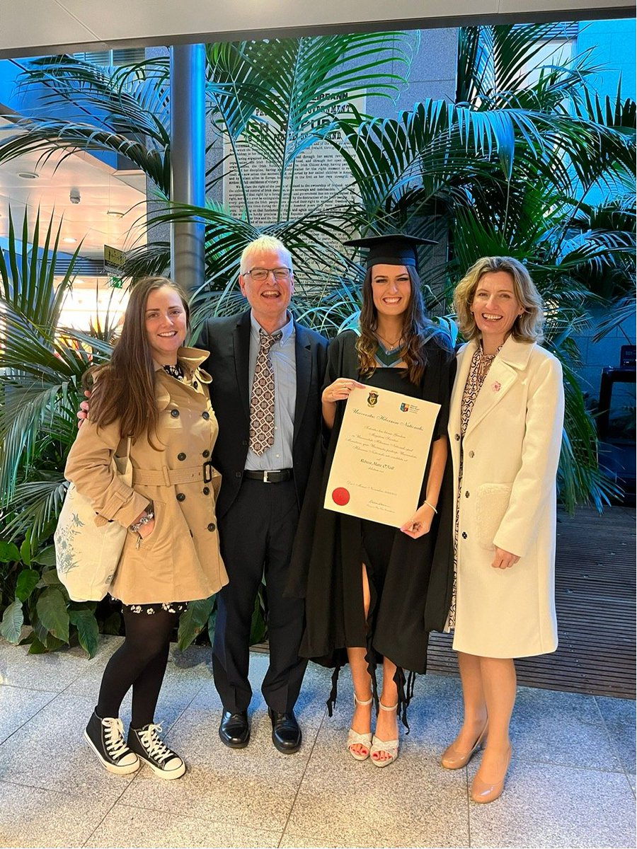 Congratulations to my daughter Rebecca on her graduation 1st Nov  - Master in Climate Change.  Very proud parents!