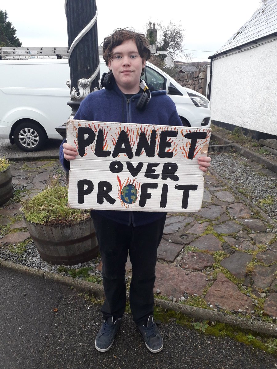 Week 256 As UK is battered by yet another storm this week, made worse by #ClimateChange, @GOVUK response was to hand out more oil & gas licences until every last drop is extracted. All they care about is profits for the few, the rest of us can go to hell. #FridaysForFuture