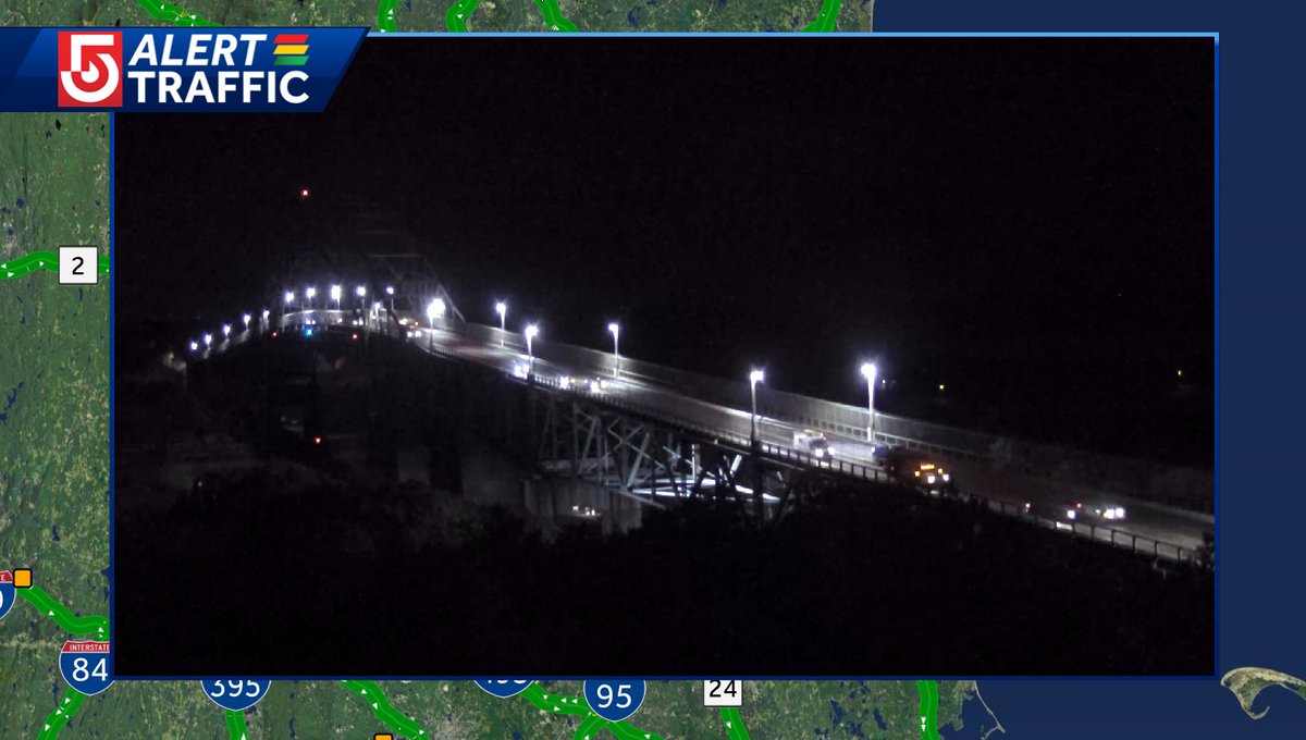 KThompson_WCVB's tweet image. Great news on the cape...all lanes have reopened on the Bourne Bridge! #wcvb #MAtraffic