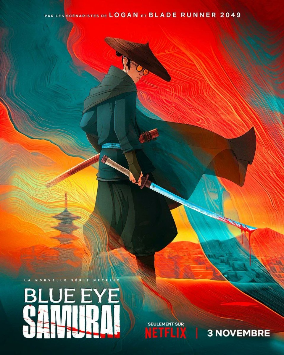 🥷Blue Eye Samurai finally on <a href="/netflix/">Netflix</a> !

Discover today the long-awaited series on the streaming platform. Congratulations to the <a href="/BlueSpiritProd/">Blue Spirit</a> teams for this production!

⚔️ Discover the first episode: youtube.com/watch?v=Cm73ma…