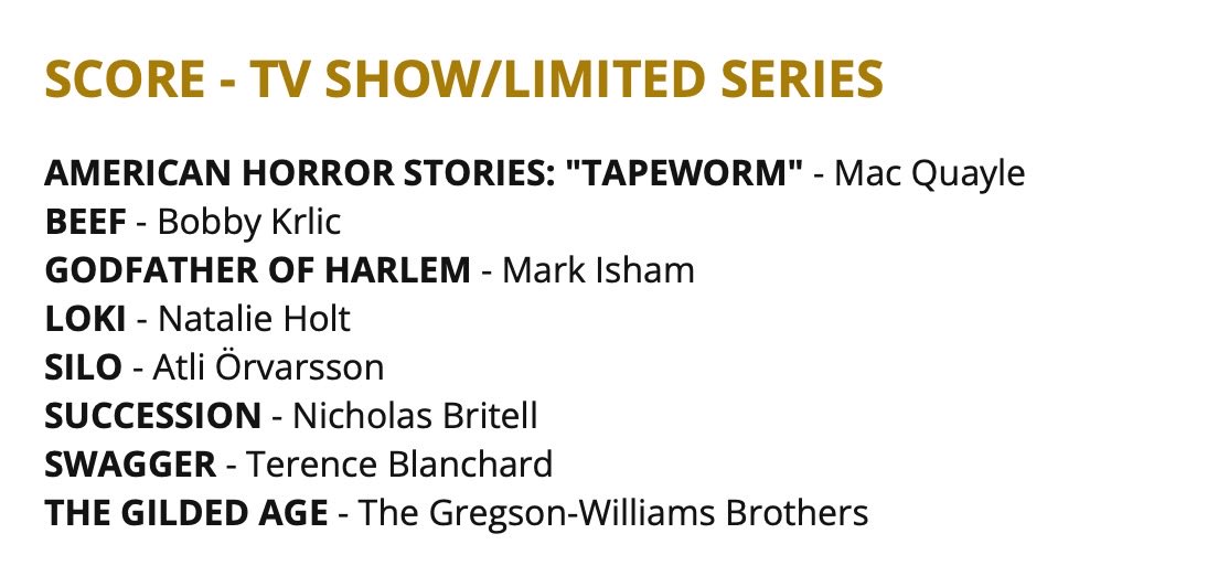 Natalie Holt (@filmmusicholt) on Twitter photo Thanks to <a href="/HMMAwards/">HollywoodMusicAwards</a> for this nomination for LokiS2 🙏🏻 and thanks to everyone involved in the creation of this score. Thanks to <a href="/HMMAwards/">HollywoodMusicAwards</a> for this nomination for LokiS2 🙏🏻 and thanks to everyone involved in the creation of this score.