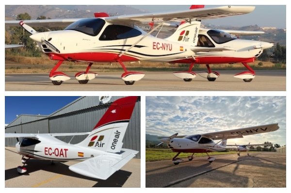 ivancp25's tweet photo. Tras el accidente mortal de uno de sus aviones Diamond #DA20, hace varias semanas, la escuela de pilotos malagueña #ONEAIR incorpora 5 nuevos #Tecnam #P2008JC MkII Premium. Aumenta su flota a 8 aeronaves de este tipo y un avión #P2006T MkII también. https://t.co/aeKqLeRjR2 https://t.co/jJ4YAW7R4C