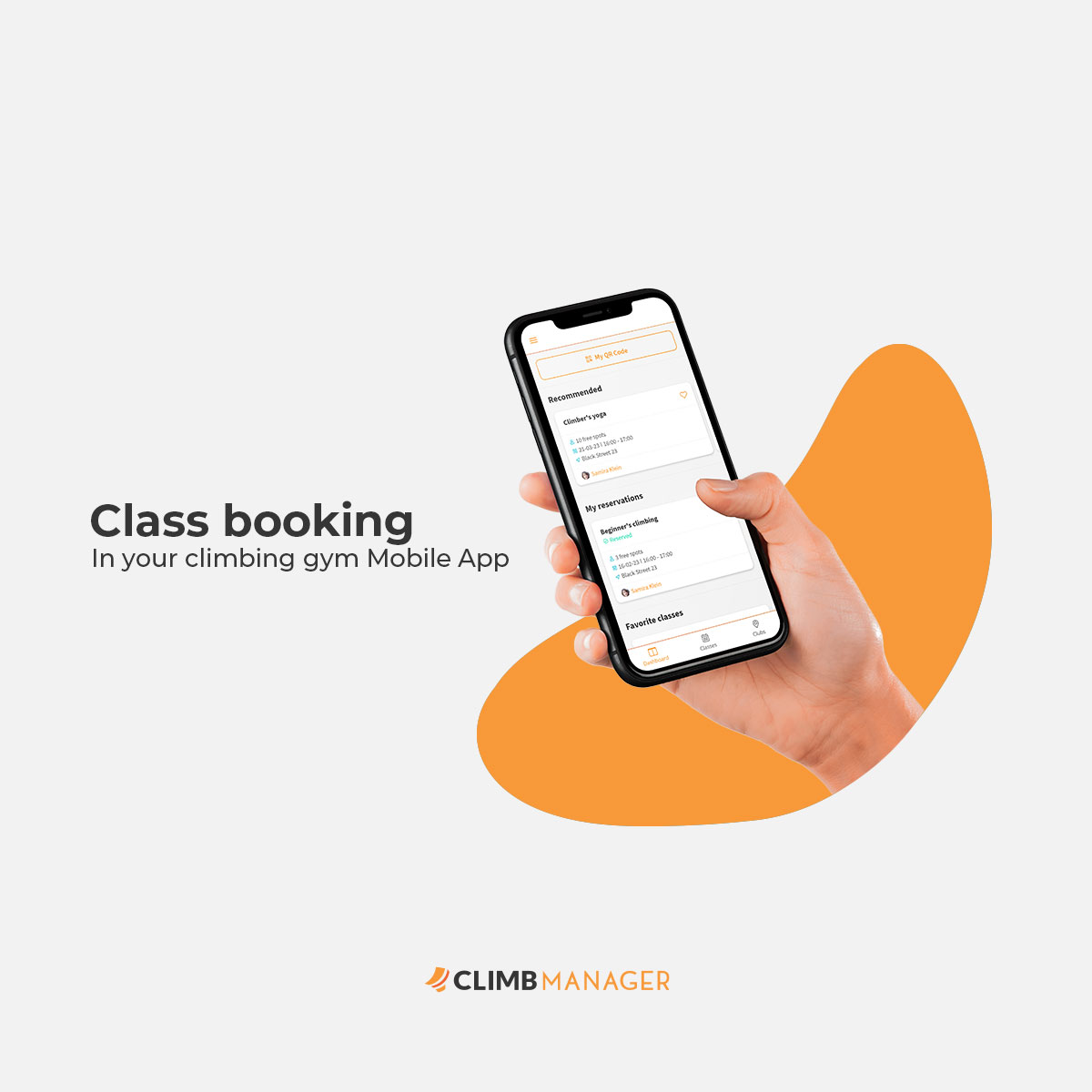 climbmanager's tweet image. Convenient booking of classes in the mobile app 📱

Encourage your customers to reserve classes organized in your climbing gym, using the convenient booking of classes in the mobile application 🧗

#climbmanager #climbinggym #classbooking #climbinggymmanagement