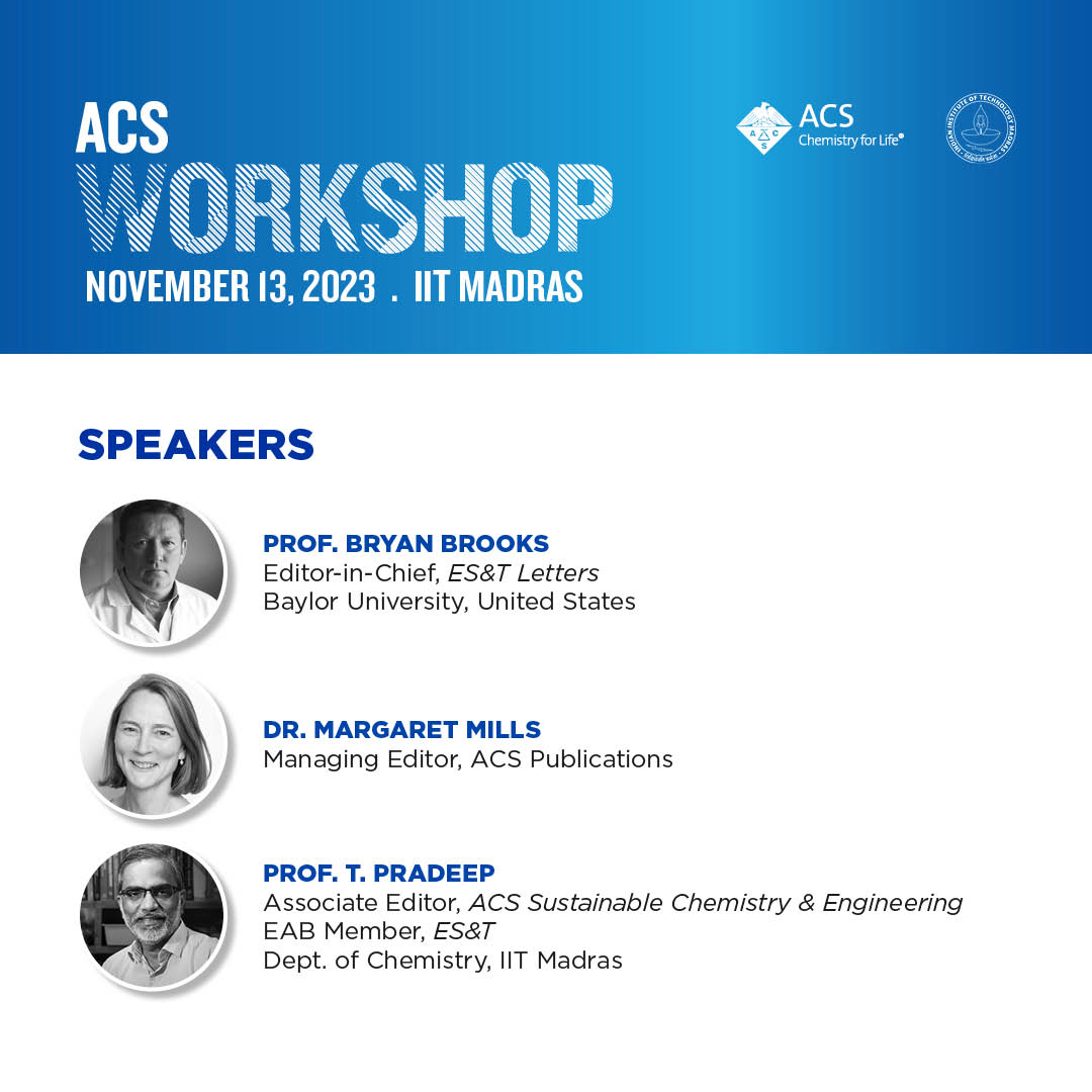With a focus on cultivating communities of #researchers who can develop scientific solutions for the benefit of environment, the American Chemical Society (ACS), <a href="/iitmadras/">IIT Madras</a>, has organised a series of workshops for early-career researchers, on Nov 13, '23.
connect.acspubs.org/2023Workshops_…