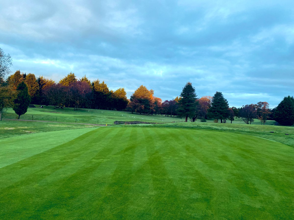 mattpurcell35's tweet photo. Just after a solid tine 8mm and a depth of 6” inches, new lad james out hand mowing for the first time, new to greenkeeping, some decent lines, wonder who is teacher is, 👍🤔, @WGC_live @WarrenpointGC @NIrelandBigga @BIGGALtd https://t.co/NcrmKI7Qii
