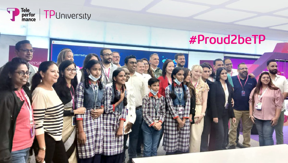 WeAreTPinIndia's tweet photo. Day 5 of TP University's tactical week started with a fun-filled session with the Literacy India students visiting the TP India office, where the participants exchanged valuable knowledge and learnings with the kids.
#TPUniversity2023IndiaChapter #TPUniversity #TPU2023 https://t.co/A99eylojMS
