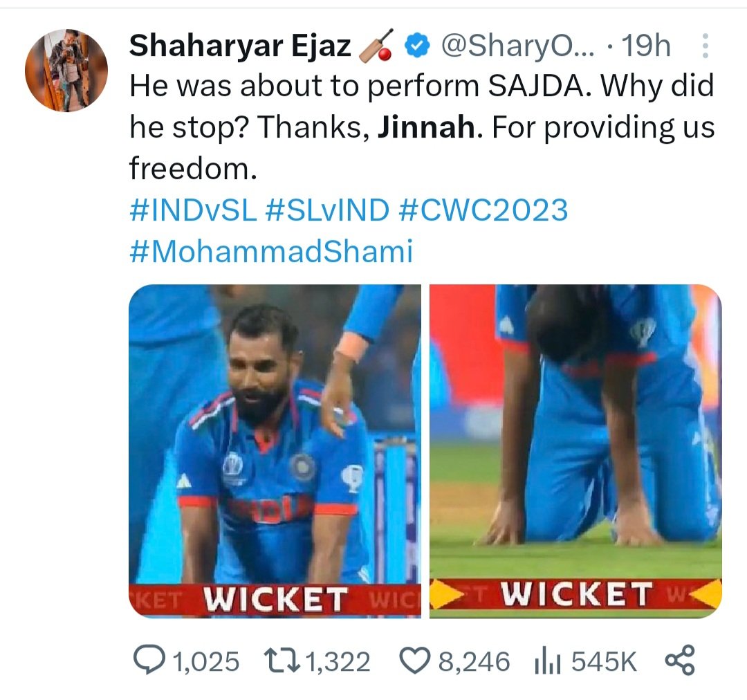 Abhi_Sheikh5064's tweet image. Holy #Pakistan, you poor country. By only using false propaganda to defame #India won&apos;t let you achieve anything.  Please improve.
#MohammedShami #INDvSL 
#ICCWorldCup2023