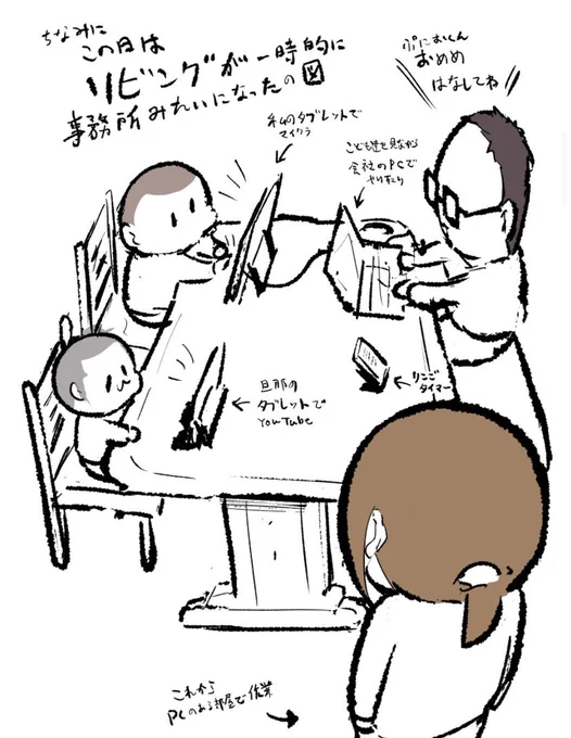 ブログ更新しました。 #育児漫画 #ラフ #にくきゅうぷにっき 