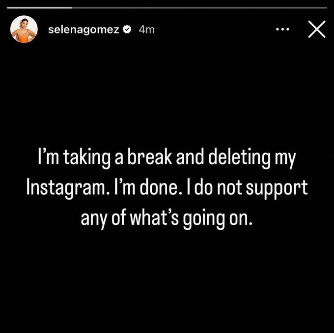 NyMegg4's tweet photo. bohoo the world will stop 😵‍💫 all u can talk about is mental health after bullying your ex’s wife oh  that you have a platform for and your words make difference what a hypocrit and it’s coming from (used to be)one of your biggest fans but i don’t stand with fake ppl #selenagomez https://t.co/gV6ixdEzwm