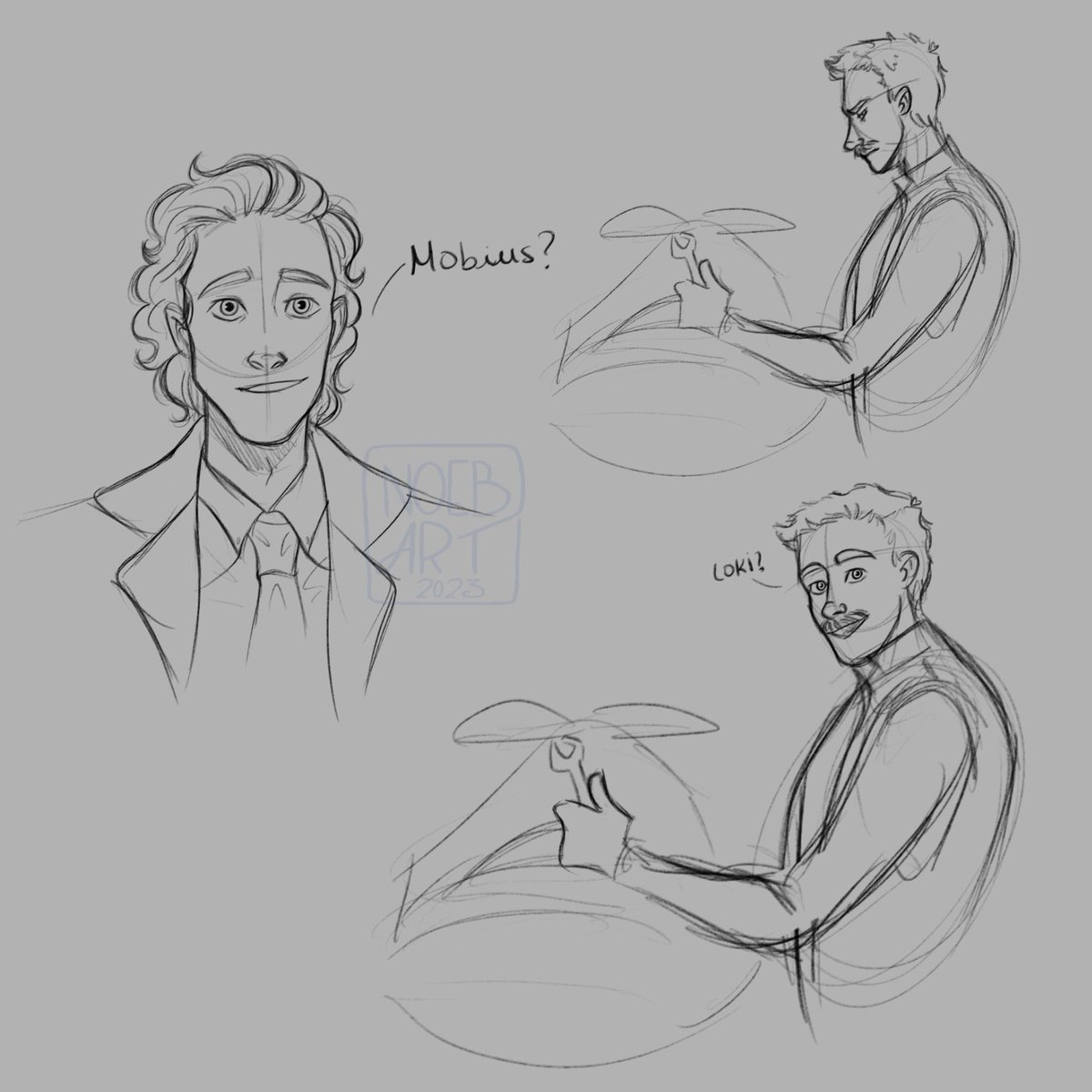 noeb_art's tweet photo. After Loki finds Mobius, they run to each other, kiss for the first time and Mobius says “wow”. Not a spoiler I just hope this happens. #Loki #LokiSeason2 #Mobius #lokius #Donki https://t.co/LJnFMvrijt