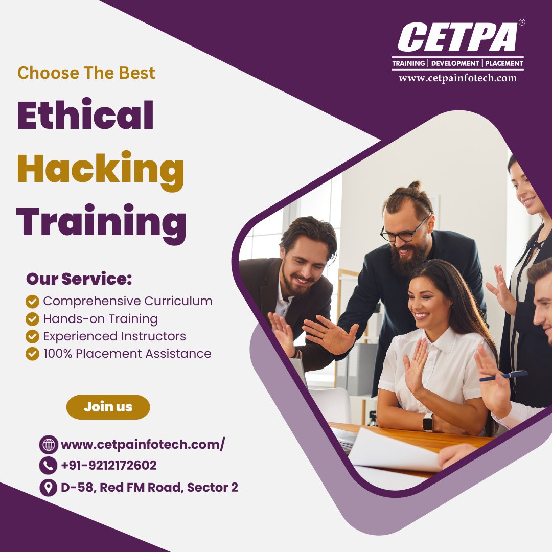sanyasharma596's tweet image. Boost your IT career with our ethical hacking training in Noida! Hands-on experience, industry-experienced trainers. Enroll today!

#ethicalhackingtraininginnoida #ethicalhackingtrainingindelhi #ethicalhackingcourseinnoida #ethicalhacker