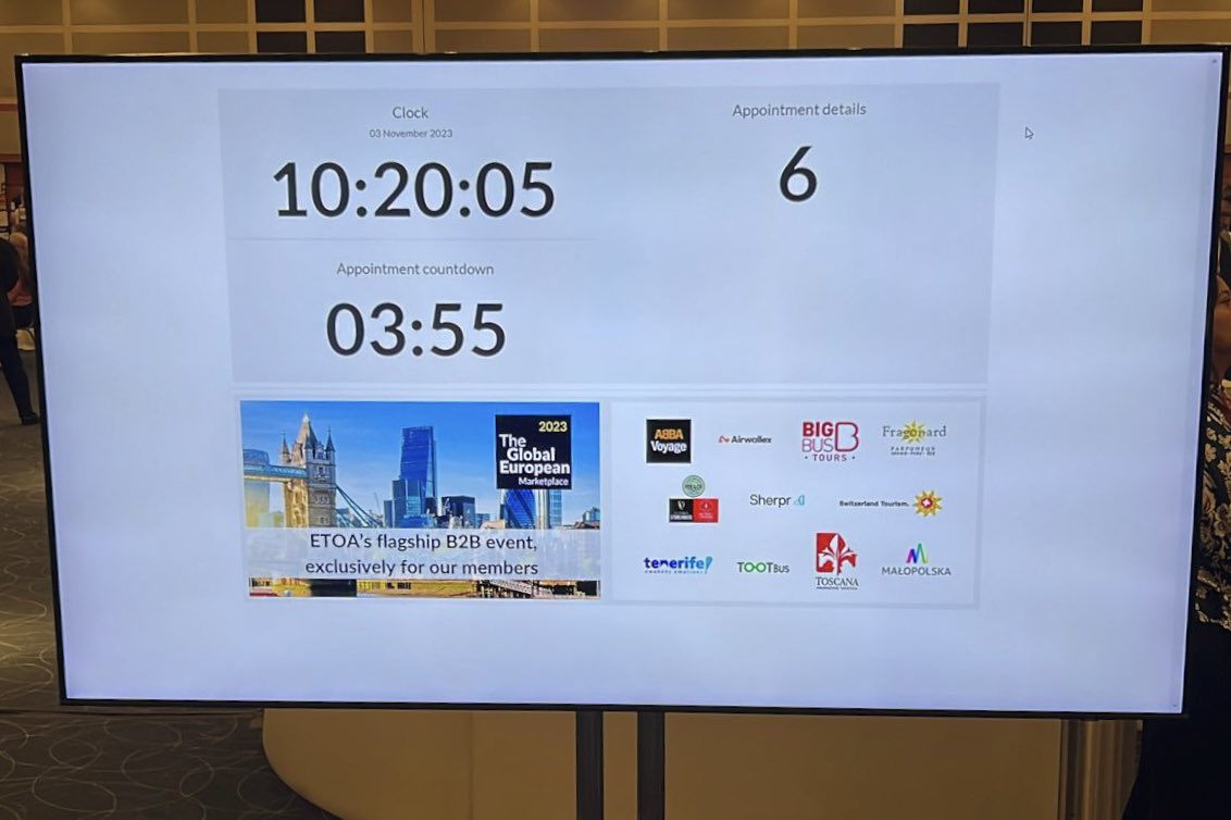 Ready to rumble at ETOA’s flagship B2B event, the Global European Marketplace! #GEM #London