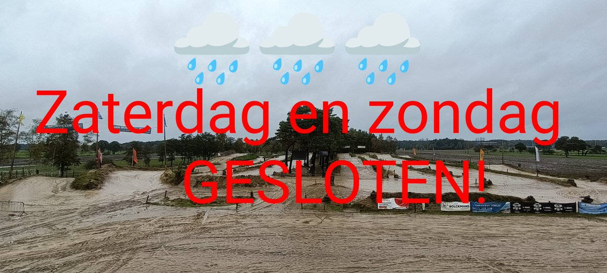 mclille's tweet image. De omloop is op zaterdag 04/11 en zondag 05/11 GESLOTEN wegens de slechte weersomstandigheden.